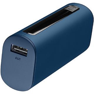 Powerbank - CellularLine PBNEWTANK5000B, 12 W, 5000 mAh, Universal, USB - C, Tamaño mini, Azul