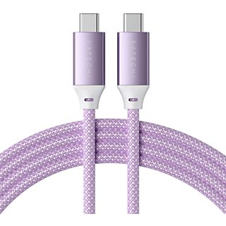 SATECHI ST-TCC2MV - USB-C zu USB-C Kabel (Violett)