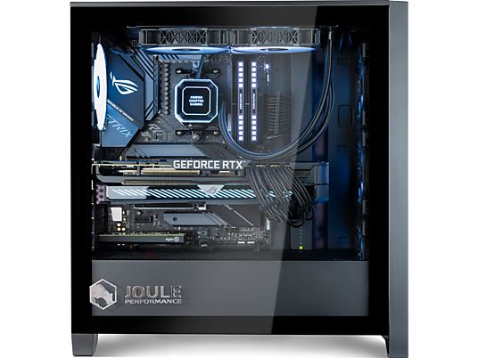 JOULE PERFORMANCE Darkstream RTX4090 I9 - PC de gaming, Intel® Core™ i9, 2 TB SSD + 4 TB HDD, 32 GB RAM, NVIDIA GeForce RTX™ 4090 (24 GB, GDDR6X), Noir