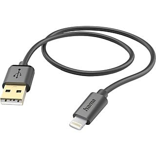 HAMA 201580 USB-kabel USB-A naar Lightning 1.5m Zwart