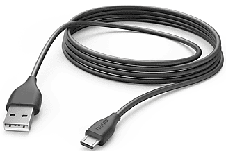 HAMA 201588 USB-kabel USB-A naar micro-USB 3m Zwart