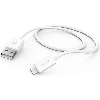 HAMA 201579 USB-kabel USB-A naar Lightning 1m Wit