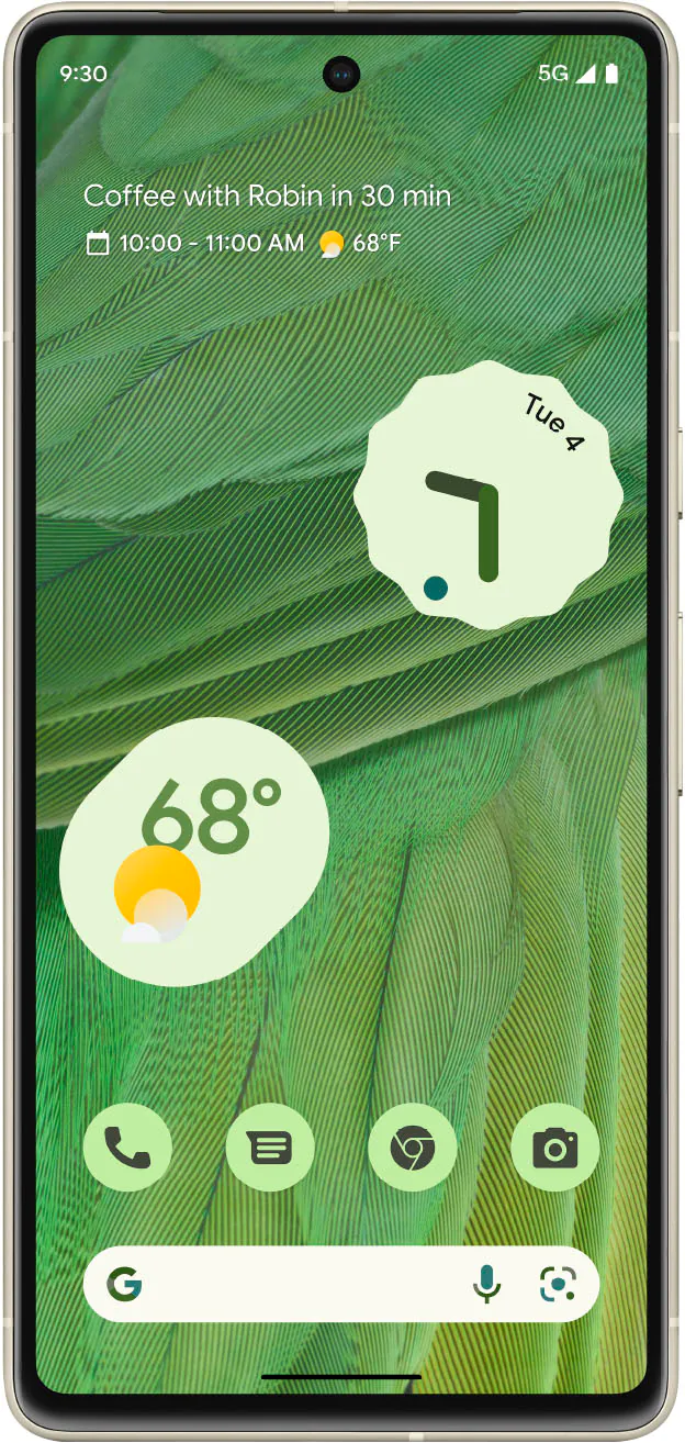 GOOGLE Pixel 7 - Smartphone (6.3 ", 128 GB, Lemongrass)