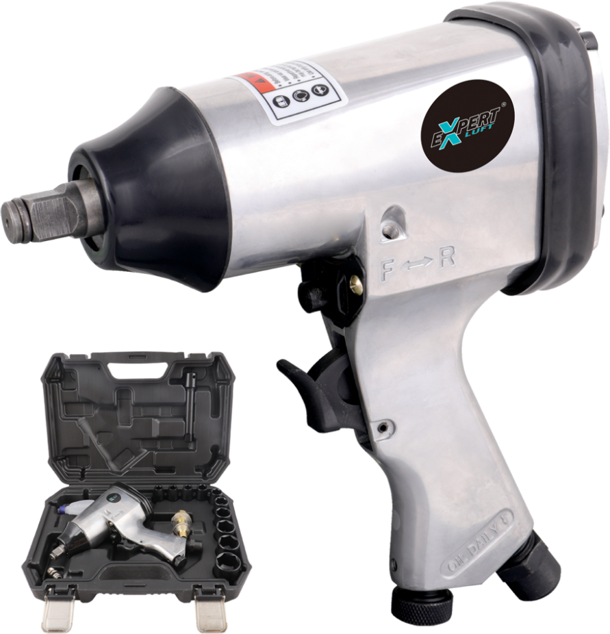 EXPERT LUFT LXT12 Légkulcs készlet kofferben 1/2", 17db-os