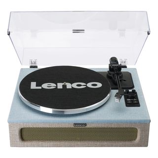 LENCO LS-440BUBG - Plattenspieler (Blau/Beige)