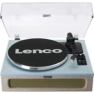 LENCO LS-440BUBG - Plattenspieler (Blau/Beige)