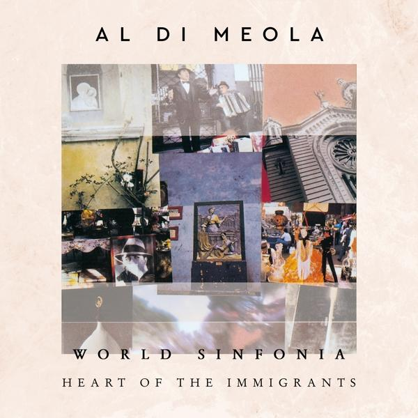 Albumhoes van Al Di Meola. Bevat een collage van afbeeldingen en tekst, inclusief de titel en de albumnaam.