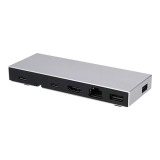LMP LMP-24879 Compact Dock 2 - USB-C Dock (Argent)
