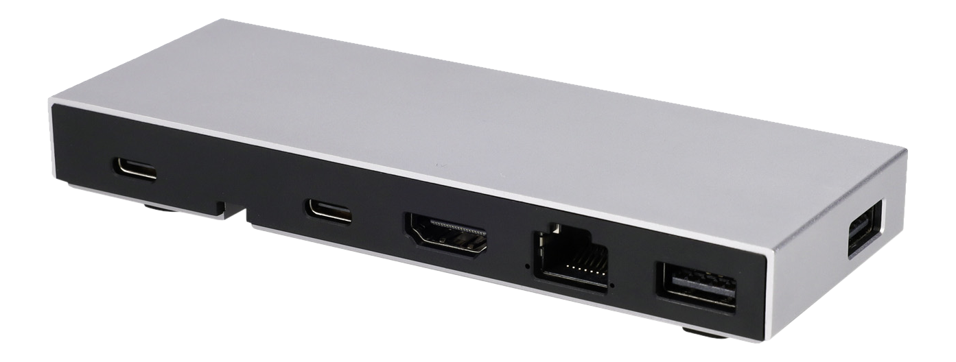 LMP LMP-24879 Compact Dock 2 - Dock USB-C (Argento)