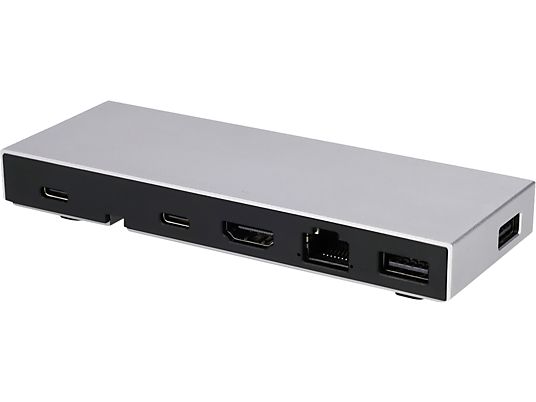 LMP LMP-24879 Compact Dock 2 - USB-C Dock (Silber)