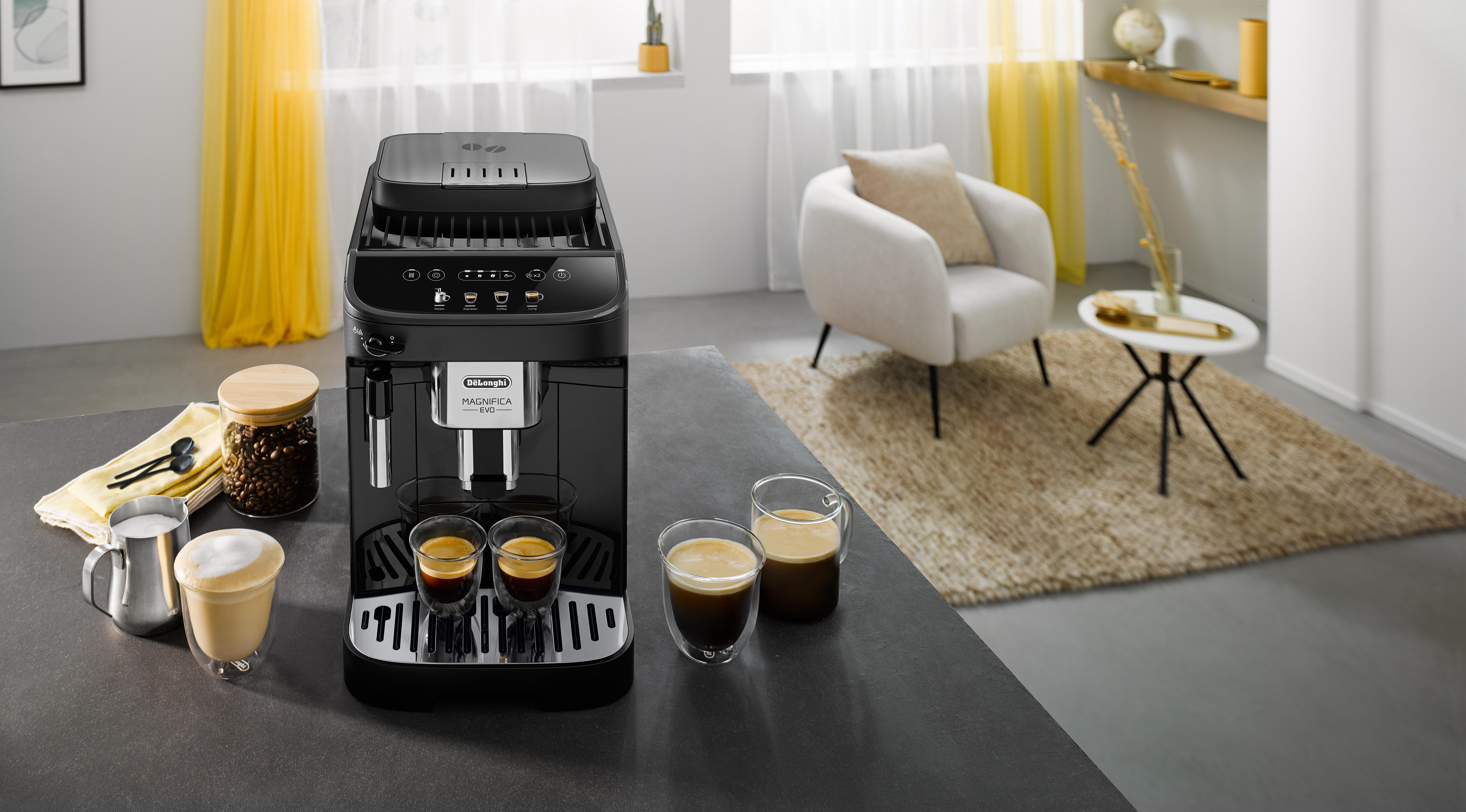 DE LONGHI ECAM 290.21 B Magnifica Evo Kaffeevollautomat (Schwarz