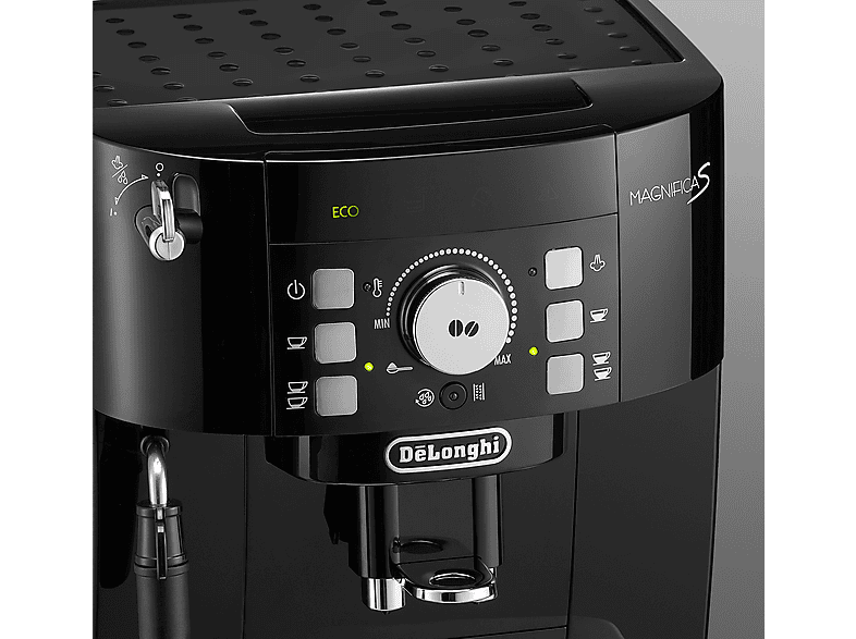 De'Longhi ECAM 21.117 B Magnifica S Kaffeevollautomat (Schwarz, Extra leises Kegelmahlwerk, 15 bar, Dampfdüse) — Foto 3 von 5