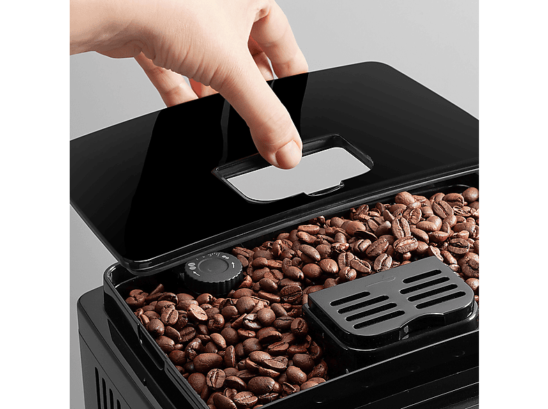De'Longhi ECAM 21.117 B Magnifica S Kaffeevollautomat (Schwarz, Extra leises Kegelmahlwerk, 15 bar, Dampfdüse) — Foto 4 von 5