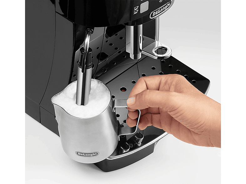 De'Longhi ECAM 21.117 B Magnifica S Kaffeevollautomat (Schwarz, Extra leises Kegelmahlwerk, 15 bar, Dampfdüse) — Foto 5 von 5