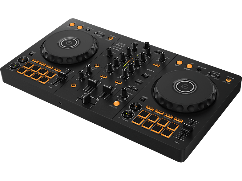PIONEER DJ DDJ-FLX4 - 2-Kanal-DJ-Controller (Schwarz)