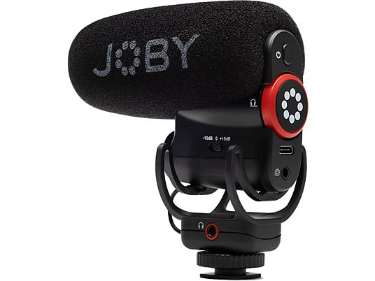 JOBY Wavo Plus - Microfono (Nero/Rosso)