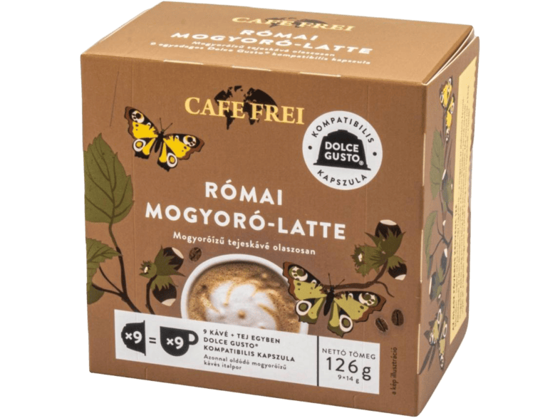 CAFE FREI R mai Mogyor Latte Dolce Gusto kompatibilis