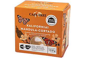 CAFE FREI Kaliforniai Mandula-Cortado, Dolce Gusto kompatibilis kávékapszula, 9db