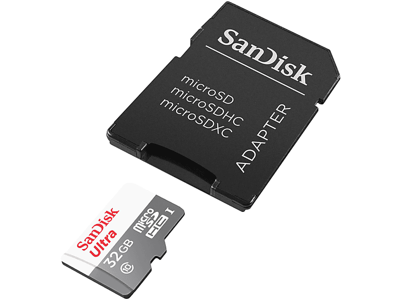 Thumbnail - SANDISK Ultra UHS-I mit Adapter für Tablets, Micro-SDHC Speicherkarte, 32 GB, 120 MB/s