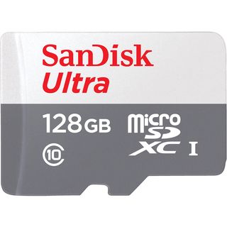 SANDISK Ultra UHS-I mit Adapter für Tablets, Micro-SDXC Speicherkarte, 128 GB, 120 MB/s