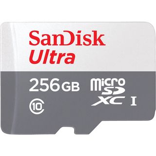 SANDISK Ultra UHS-I mit Adapter für Tablets, Micro-SDXC Speicherkarte, 256 GB, 120 MB/s