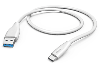HAMA 201596 USB-kabel USB-A naar USB-C 1.5m Wit