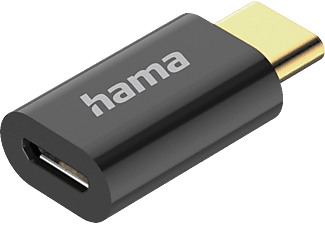 HAMA 201531 Laadkabel 2-in-1 USB-C + micro-USB 1m Zwart
