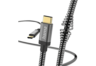 HAMA 201550 Oplaadkabel USB-C naar USB-C 1.5m Grijs