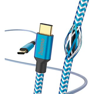 HAMA 201557 USB-kabel USB-C naar USB-C 1.5m Blauw