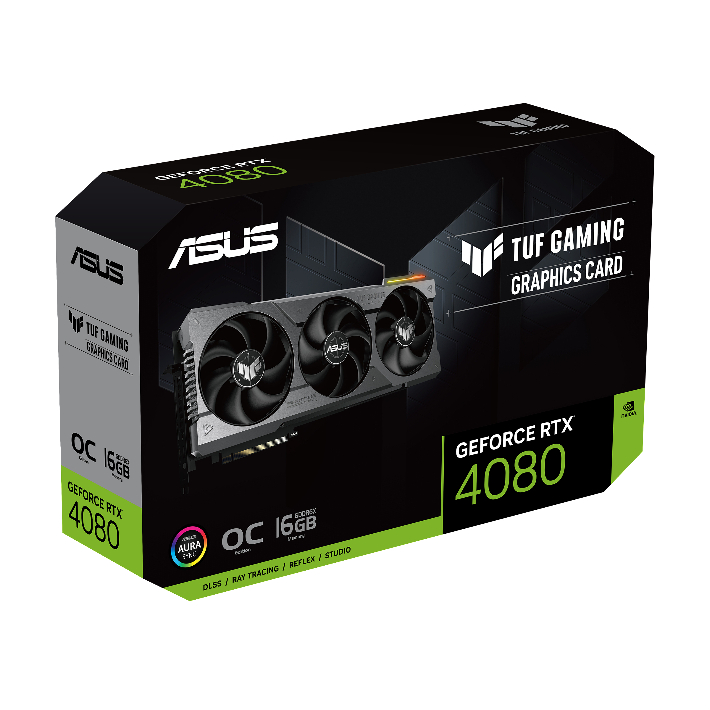 ASUS TUF-RTX4080-O16G-GAMING (90YV0IB0-M0NA00) (NVIDIA, Gaming-Grafikkarte)