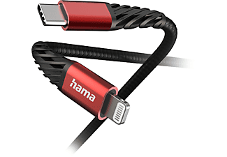 HAMA 201541 Oplaadkabel USB-C - Lightning 1.5m Zwart