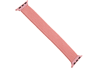 FIXED FIENST-436-XS-PI Nylon szíj Apple Watch-hoz 38/40mm, XS méret, rózsaszín