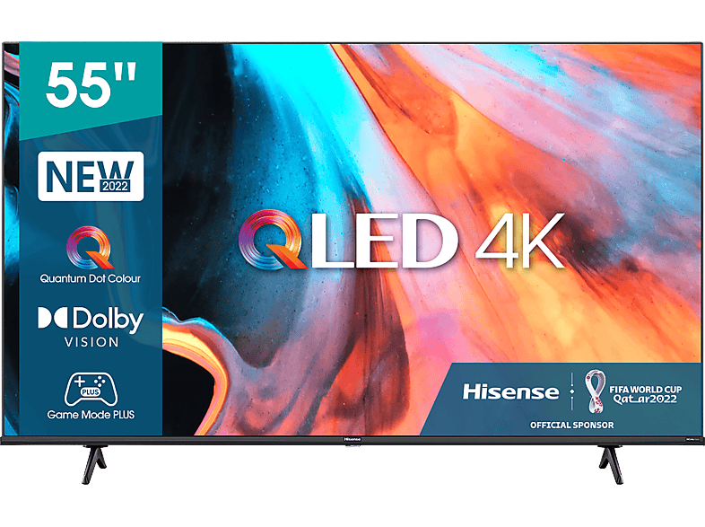 REACONDICIONADO Seminuevo(*) TV QLED 55" Hisense 55E78HQ, 4K Smart TV