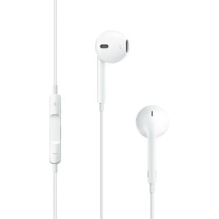 APPLE EarPods, Auriculares de botón, Cable, Conexión Jack 3.5 mm, Micrófono, Blanco