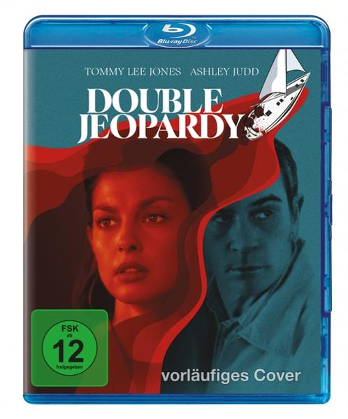 Blu-ray-Cover mit zwei Gesichtern und einem Boot. Filmtitel: Doppelte Gefahr.