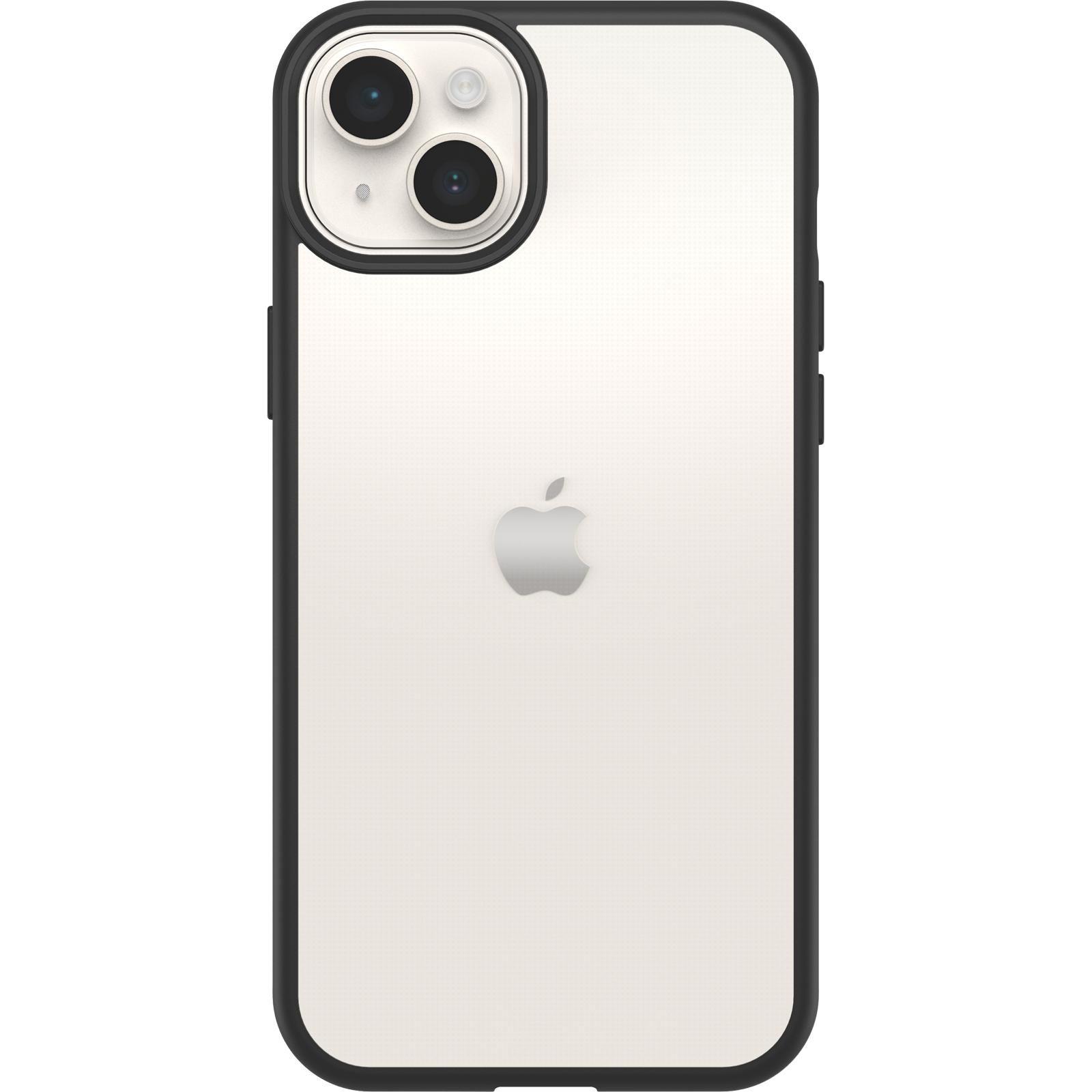 OTTERBOX React, Backcover, Apple, Transparent/Schwarz iPhone Plus, 14