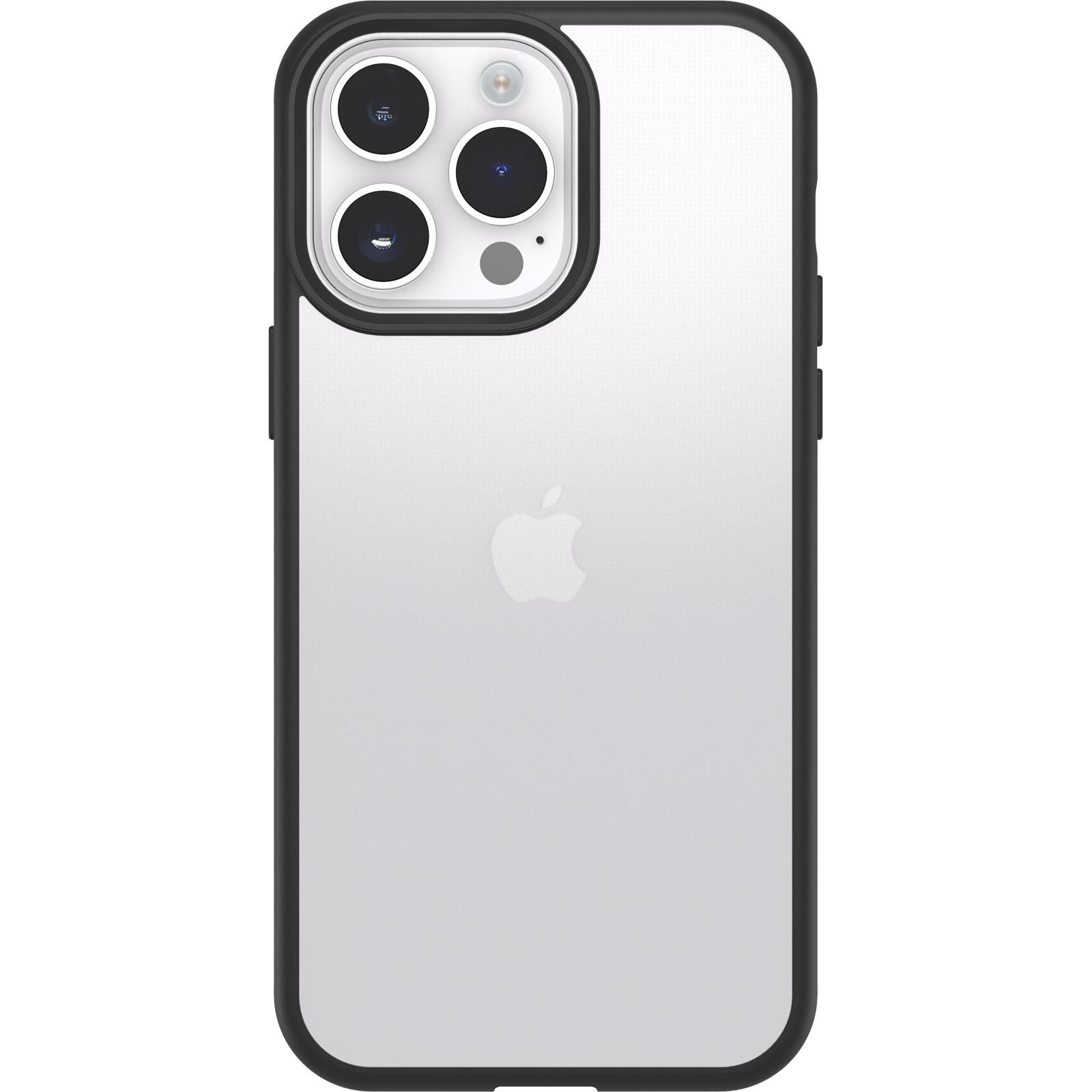 Backcover, Apple, Pro iPhone OTTERBOX Transparent/Schwarz 14 Max, React,