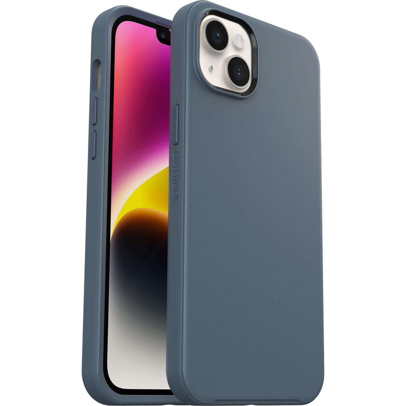 Symmetry+, OTTERBOX iPhone Blau 14 Apple, Backcover, Plus,