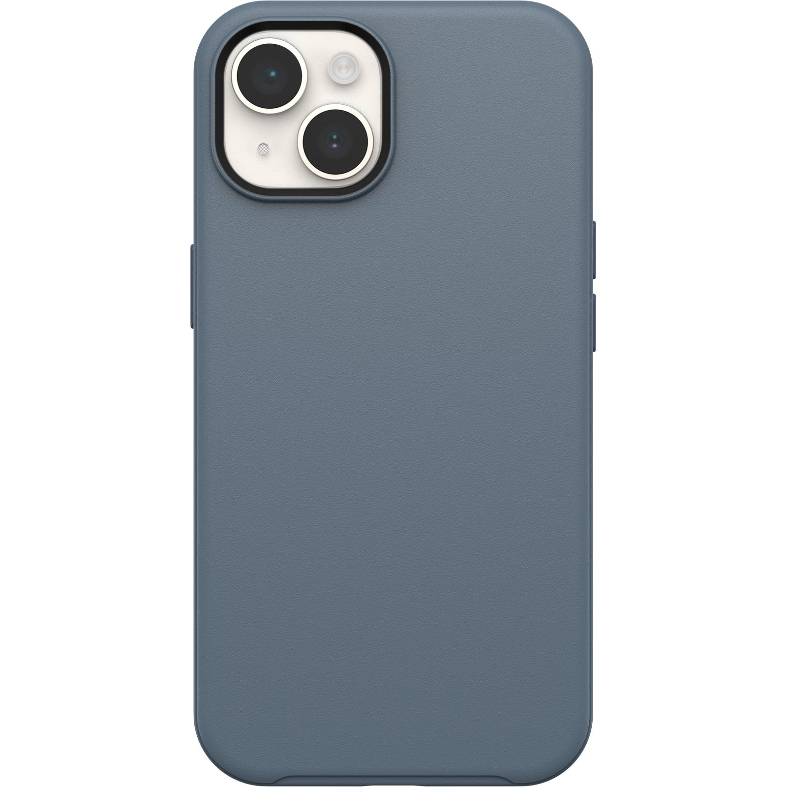 OTTERBOX Symmetry+, Backcover, Apple, iPhone 14, Blau