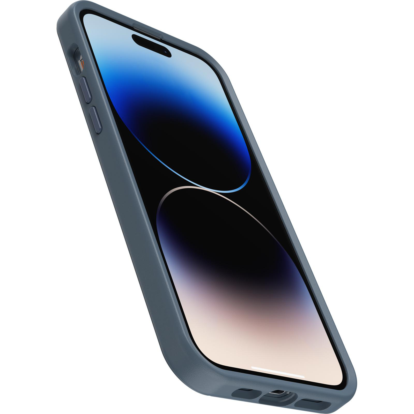 OTTERBOX Symmetry+, Backcover, Apple, iPhone 14 Pro Max, Blau