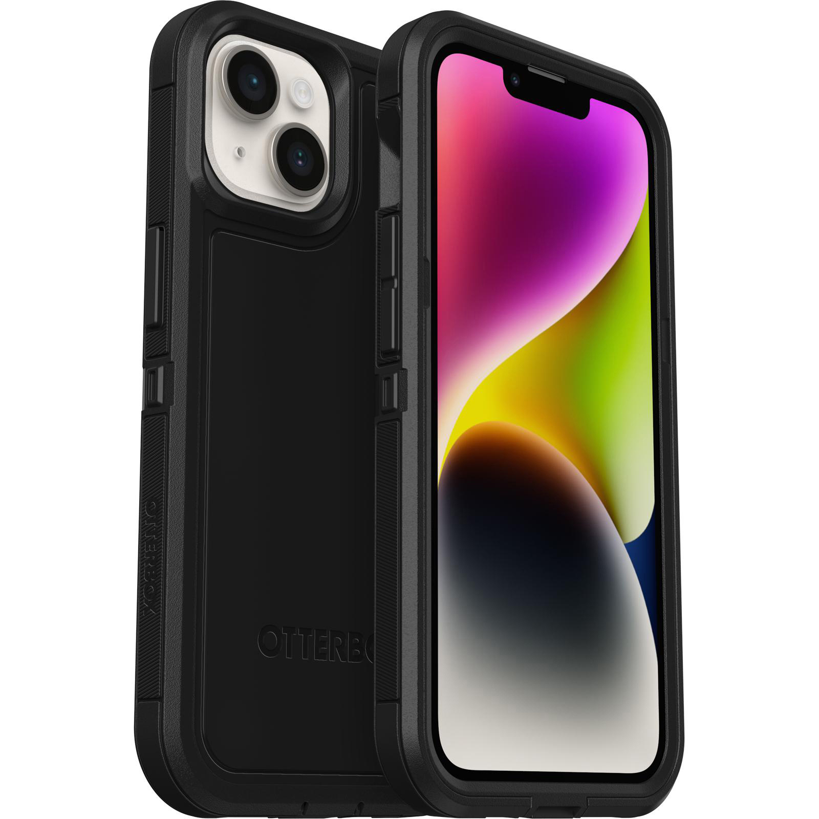 OTTERBOX Defender XT, Schwarz iPhone 14, Backcover, Apple