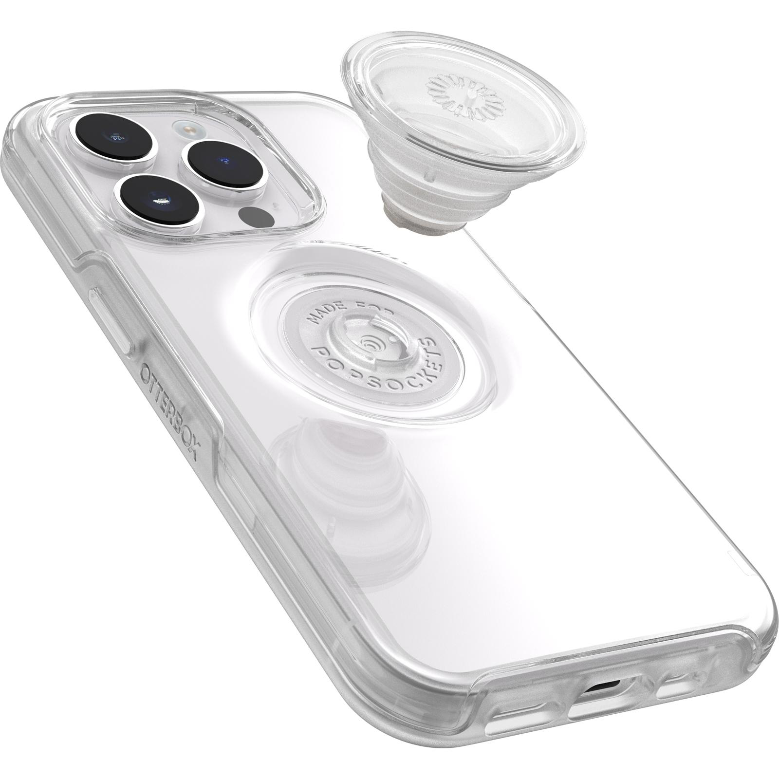 OTTERBOX Otter+Pop, Backcover, Apple, iPhone 14 Pro, Transparent