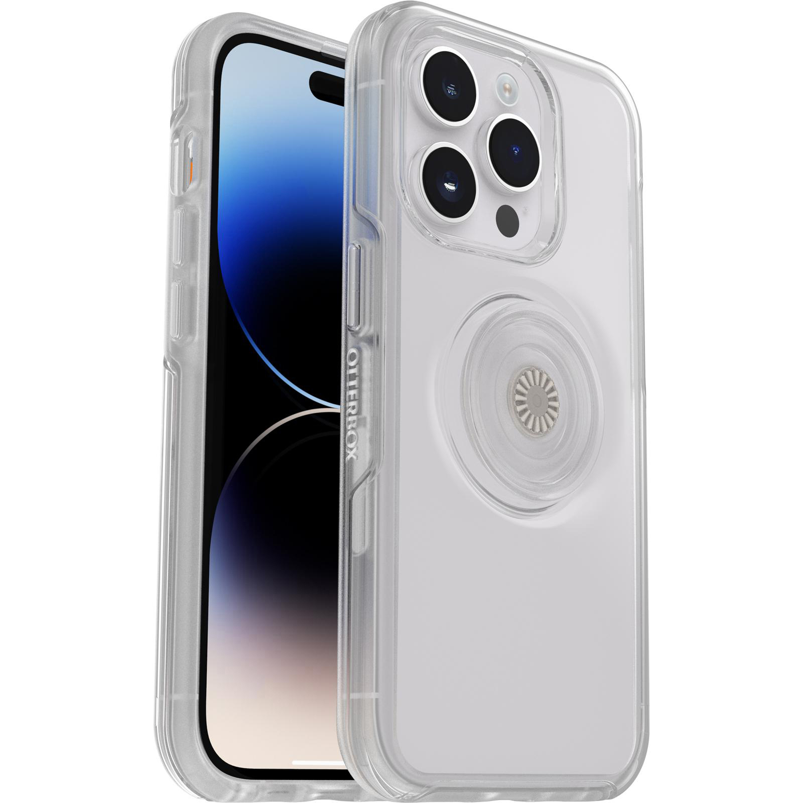 OTTERBOX Otter+Pop, Backcover, Apple, iPhone 14 Pro, Transparent