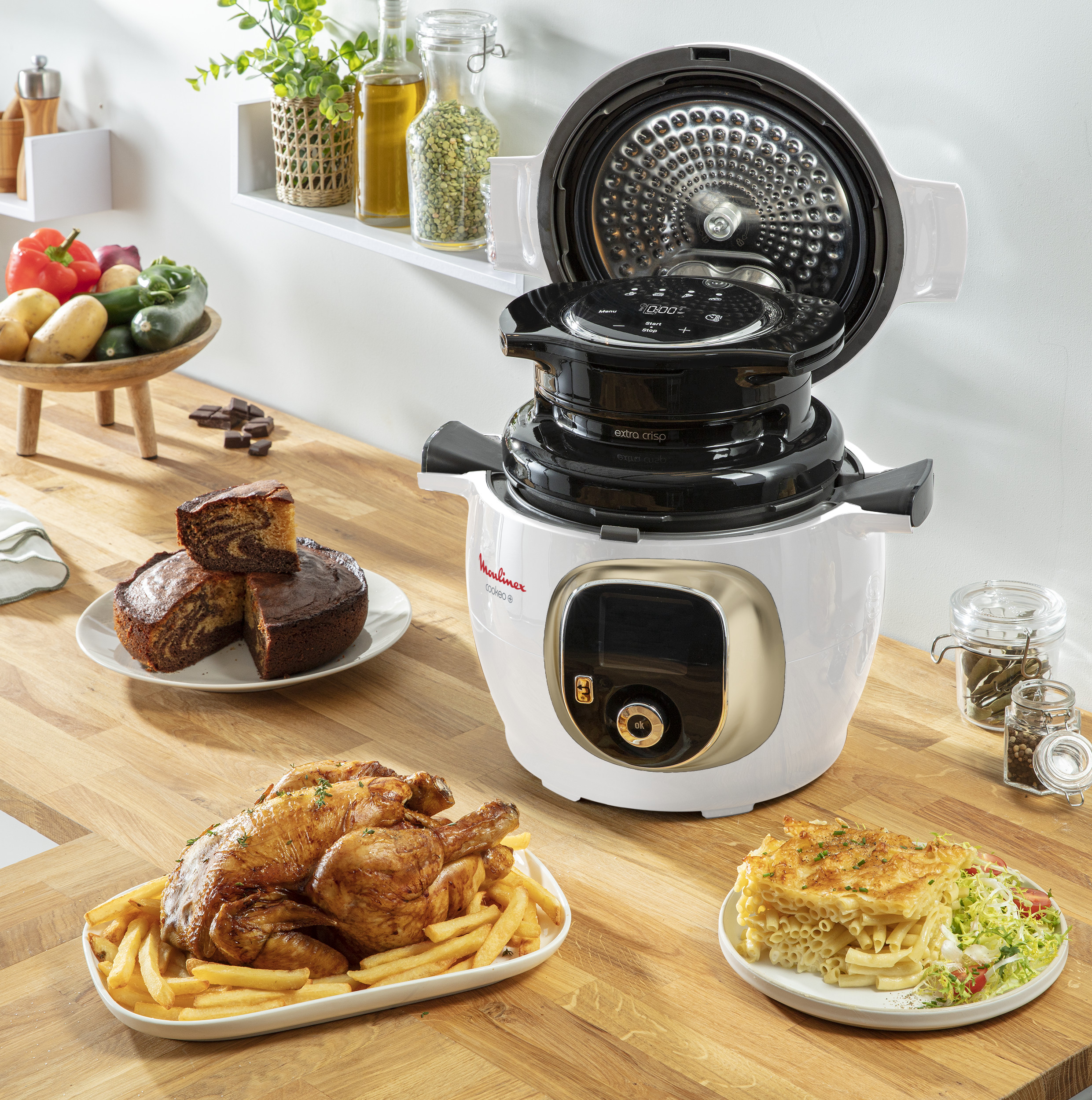 MOULINEX Multicooker Cookeo+ & Crisp (CE851 & EZ150800) Multicooker