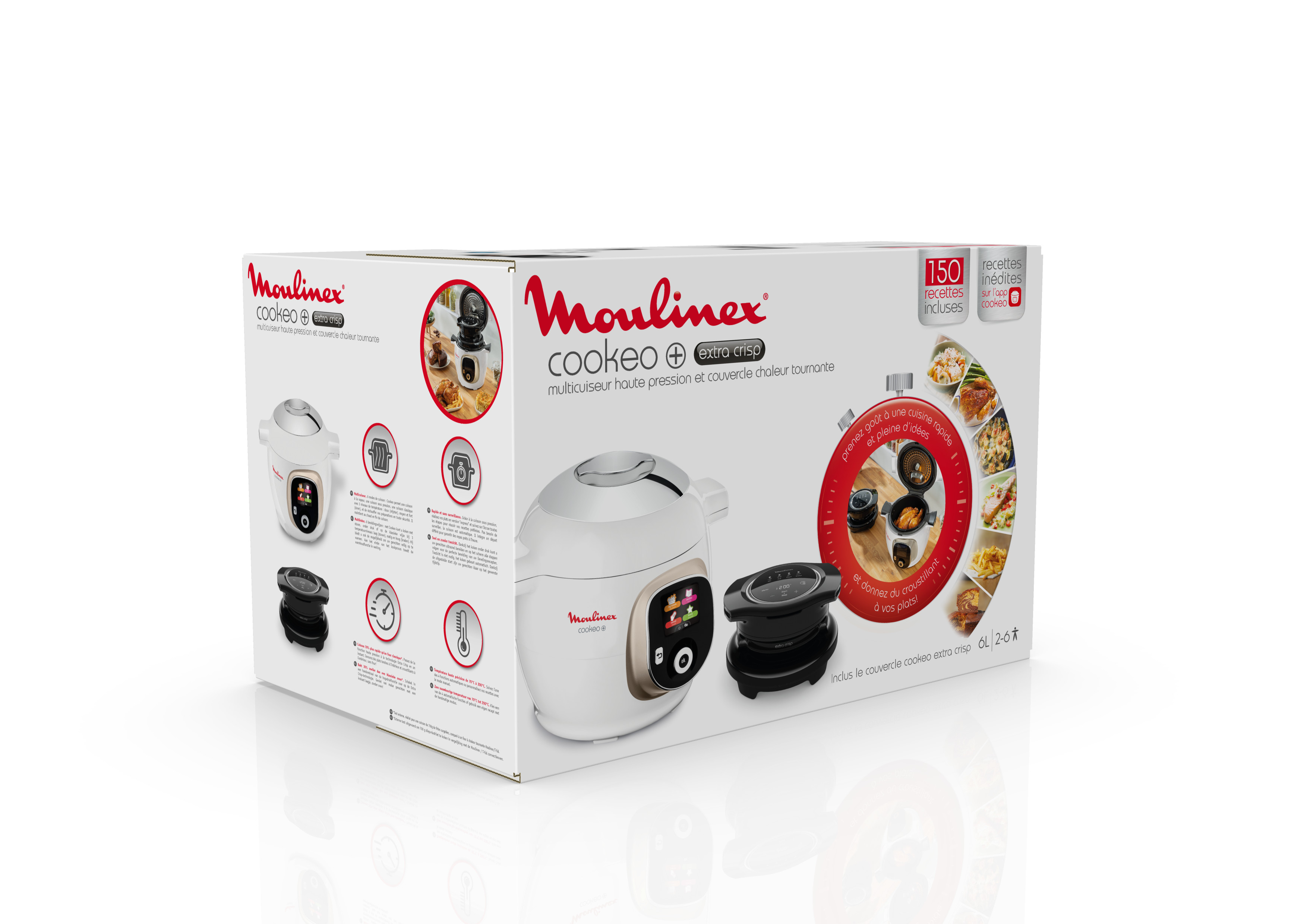 MOULINEX Multicooker Cookeo+ & Crisp (CE851 & EZ150800) Multicooker