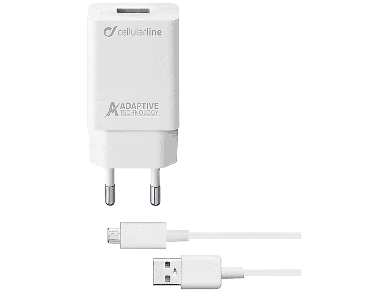 Cavo Usb Cellular Line Kit Caricabatterie Rete