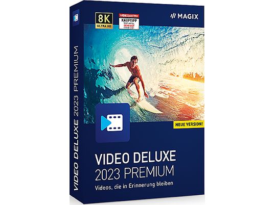 MAGIX Video deluxe Premium (2023) Vollversion, 1 Lizenz - [PC]
