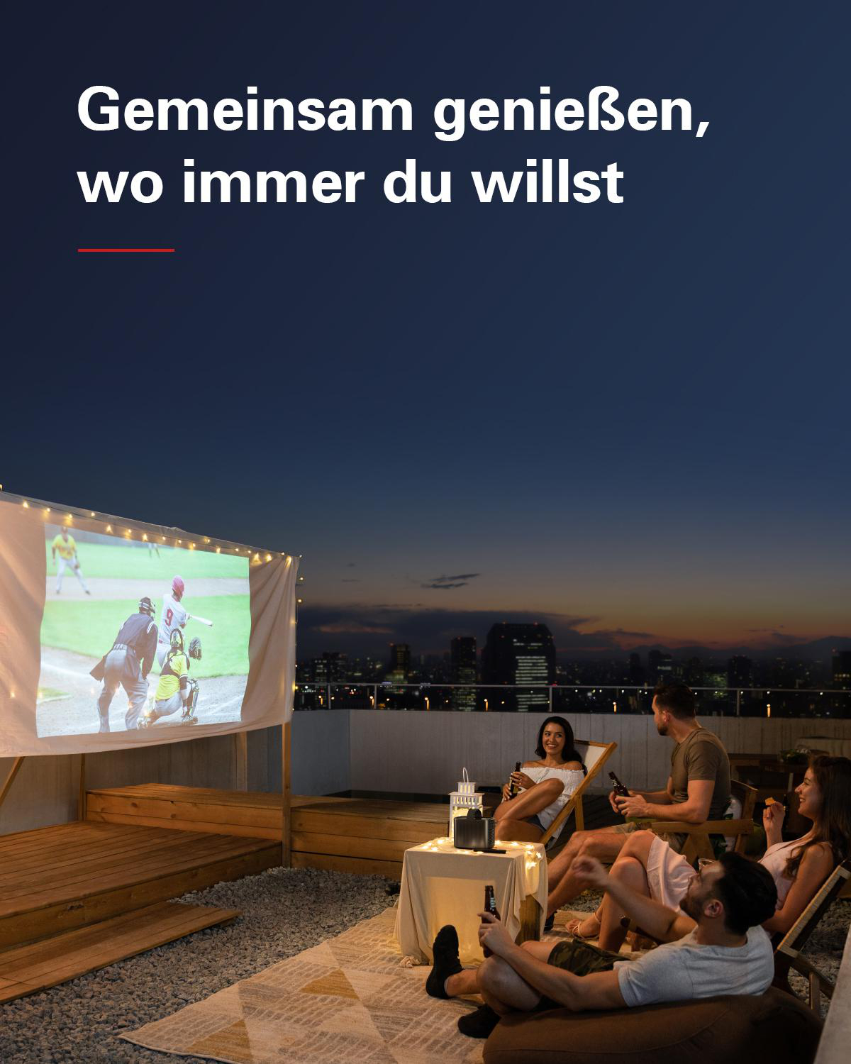 ANKER Nebula Mars II Pro Beamer(WXGA, 500 Lumen, WLAN)