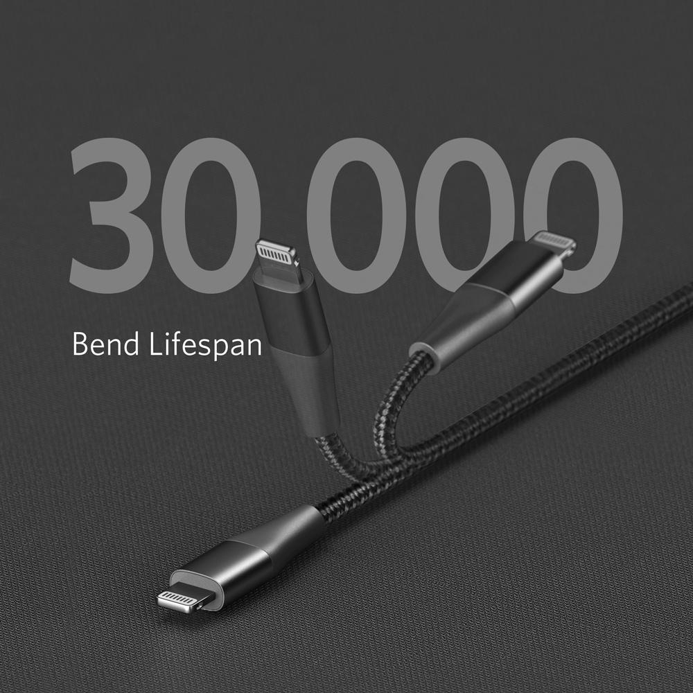 ANKER Powerline+ II, Kabel, 90 cm, Schwarz
