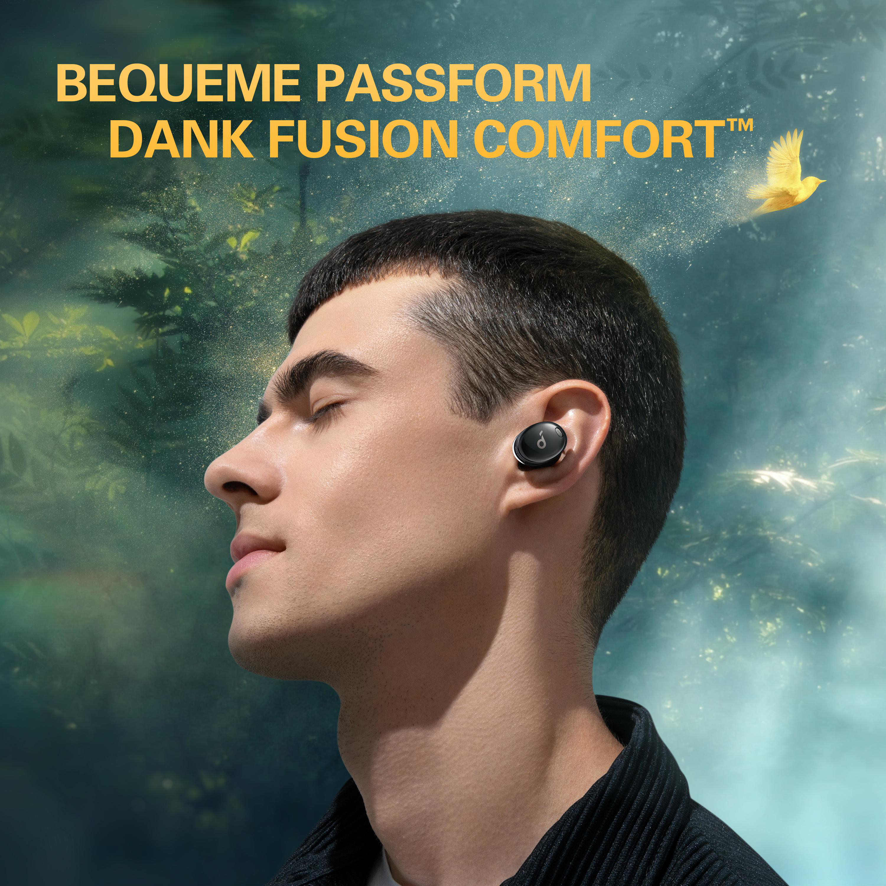 SOUNDCORE BY ANKER Soundcore Liberty 3 Pro, In-ear Kopfhörer Bluetooth Schwarz